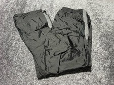 Vintage Tommy Hilfiger Athletics Men's Dark Grey Track Windbreaker Pants Large