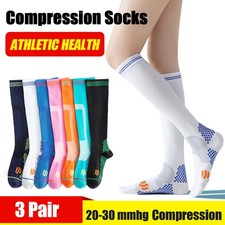 Calf Compression Socks Men Women 20-30 mmhg Knee High Stockings Varicose Veins