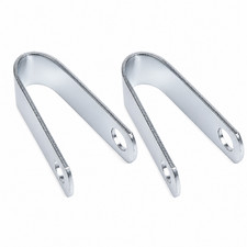 Garage Door 4" Sheave Pulley Clevis Strap Fork Hook 2pcs