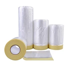 Mylifeunit Tape And Drape, Assorted Masking Paper For Automotive Paint