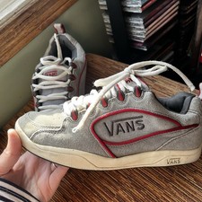 Vintage Vans Y2K Chunky Size 9 Grey Red Skate Rare Griffith