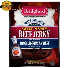 Bridgford Sweet and Spicy Beef Jerky, 2.85 ounces