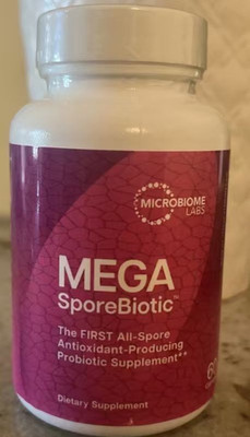 MegaSporeBiotic Spore Based Probiotic Digestive & Gut Health Capsules 60