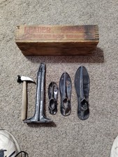 Vintage Antique Leader Cobbler Kit for Boot and Shoes Repair with Box USA