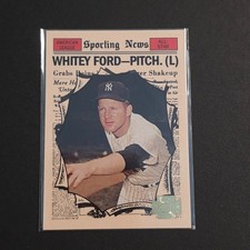 Whitey Ford 2002 Topps Archives #187 New York Yankees 1961 Topps #586