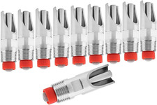 Pack of 10 Pig 1/2" NPT Pig Nipple Waterer for Barrel Kit Stainless Steel Aut...