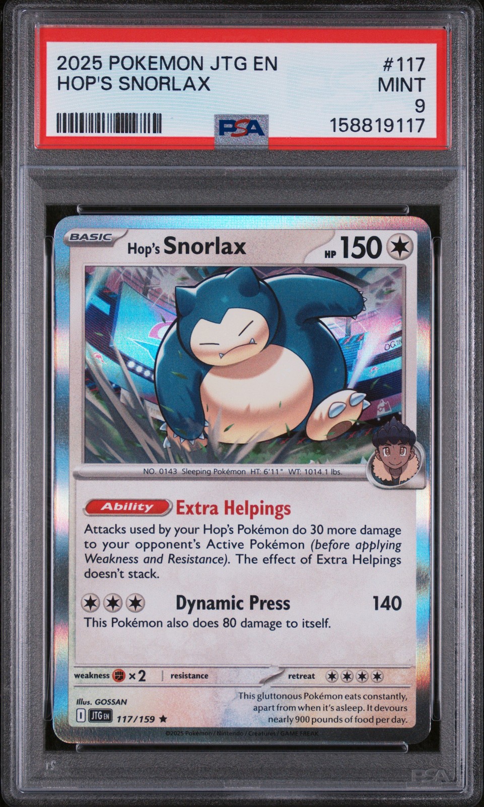 Hop's Snorlax #117