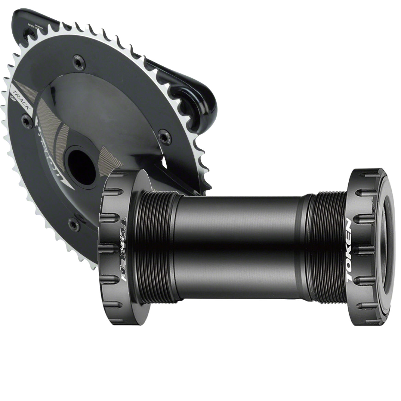 Token BB386BSA Carbon Steel Threaded Bottom Bracket & Vision