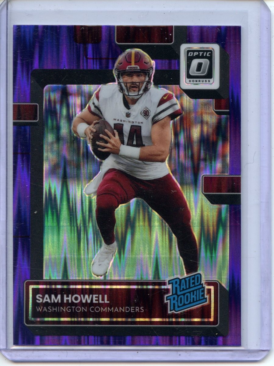 2022 Donruss Optic #205 Sam Howell Purple Shock 10007215