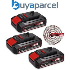 Einhell 3x 2.5Ah 18V Battery Power X-Change PXC Rechargeable Dust Resistant LED