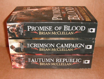 The Powder Mage Trilogy: Vol. 1,2,3 by Brian McClellan Paperback