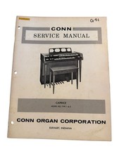 Conn Organ Service Manual Caprice Model 432 Type 1  2