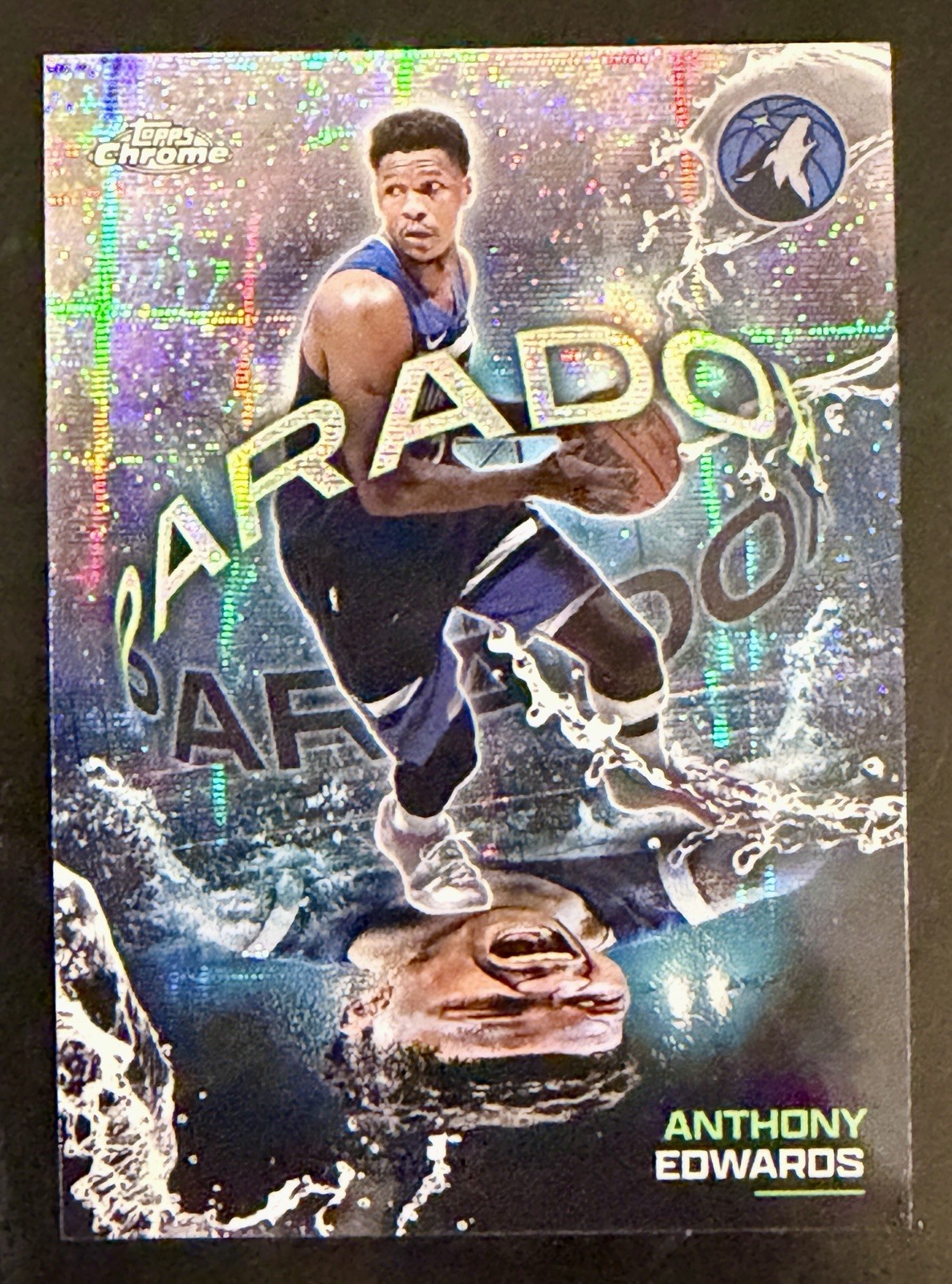 2025-26 Topps Chrome Anthony Edwards Paradox SSP Case Hit Timberwolves #PX-2