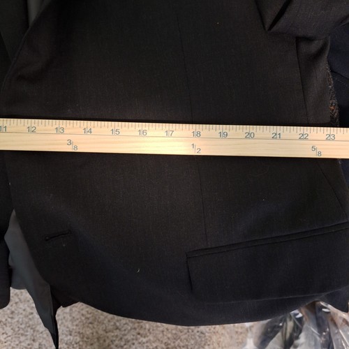 Joseph & Feiss Tuta 2 Pezzi Uomo 46S 42X28 Nero Lana Tinta Unita - Foto 13 di 15