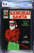 Solson Christmas Special#1 - CGC 9.6 - WP - NM+ Samurai Santa - 1st Jim Lee Art