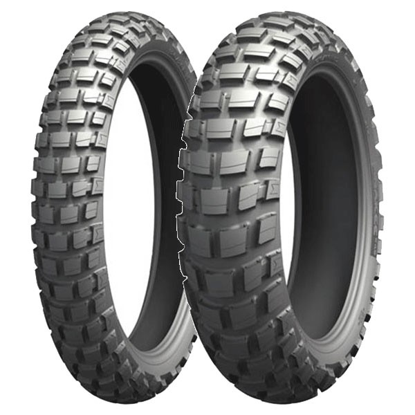 TYRE PAIR MICHELIN 120/70-19 60R + 150/70-18 70R ANAKEE WILD M+S