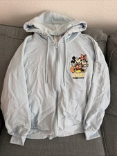 Walt Disney World 2023 Zip Up Embroidered Mickey  Minnie Castle Hoodie Size M