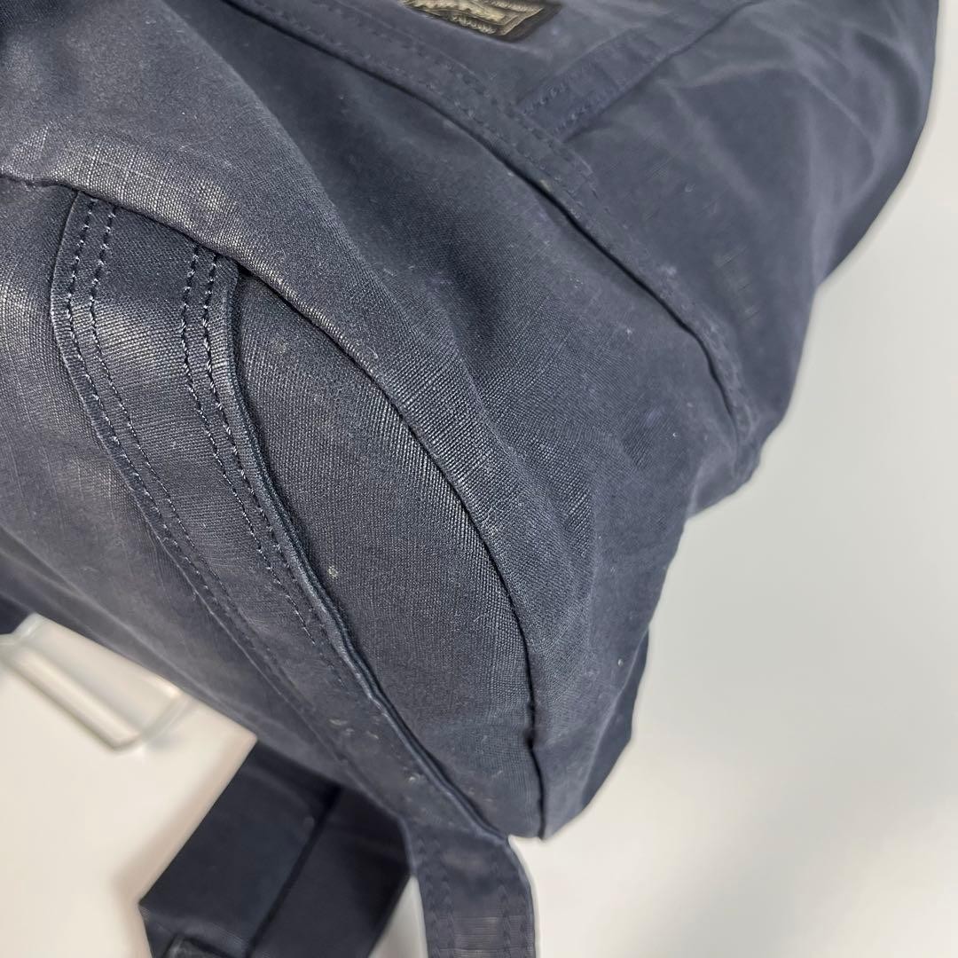 Porter Cube Navy Drawstring Backpack Used Waterpr… - image 8
