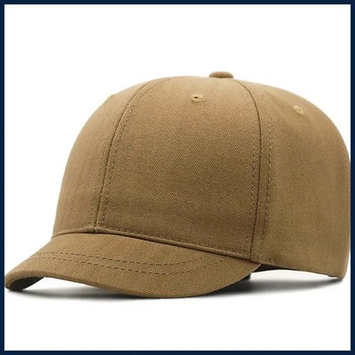 Short Brim Plus Size Big Head Baseball Cap Large Bone Man Women Oversize