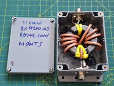 LINE ISOLATOR /  1:1 Choke Balun for Amateur Radio / Ham Radio. PL259. QRO.