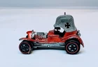 Vintage Hot Wheels Red Baron Redline 1969 Mattel Hong Kong Diecast Car Helmet