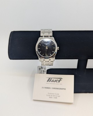 Tissot Men s Stainless Steel Black Dial Couturier Watch T035.446.11.051.00