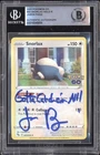 2022 Pokemon Go #55 Snorlax Jason Paige Signed BGS Auth Auto