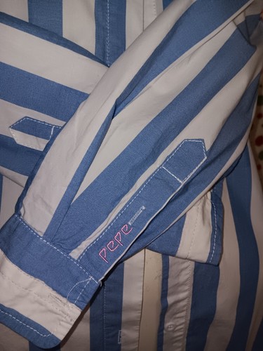 Camisa Pepe Jeans London Damas Rayas Manga Larga Botón Delantero - Imagen 3 de 4