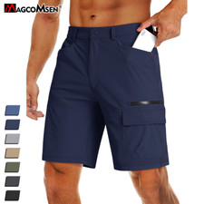 Men's Hiking Cargo Shorts 5 Pockets Quick Dry Summer Outdoor Casual Work Shorts