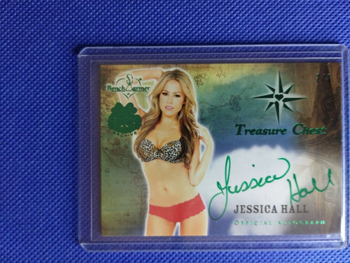 2023 Benchwarmer Emerald Archives Treasure Chest Auto Card Jessica Hall 2/3