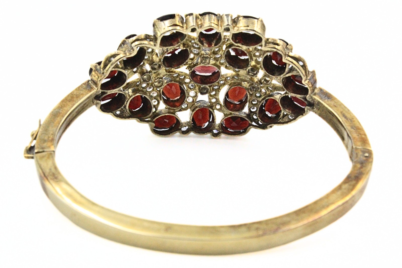 Dramatic Illustrious Sterling Silver Vermeil Garn… - image 8