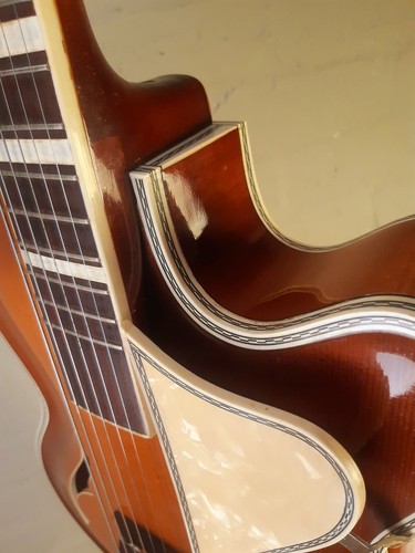 Vintage Meister ERICH WANDER Schlaggitarre Archtop. Jazzgitarre DDR - 第 7/24 張圖片