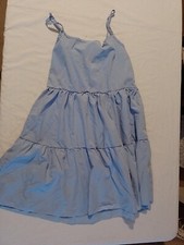 Ladies Dress Pretty Little Thing Size 10 Skinny straps Purple 25522