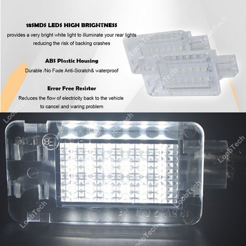 For Volvo C30 C70 S40 LED Luggage Light Trunk Interior Cargo Lift Gate Lamp 2Pcs - Picture 6 of 8