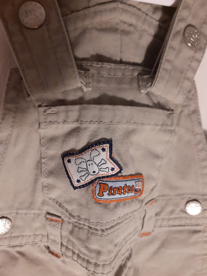 Mono Temático Barco Pirata Bronceado Glory Bebé Niño Talla 0-3 Meses De Colección Foto 2 de 4