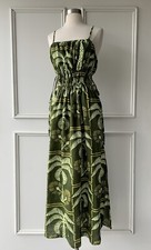 | COUNTRY ROAD | tie detail maxi dress palm print | SIZE : 4,XXS | $229 new