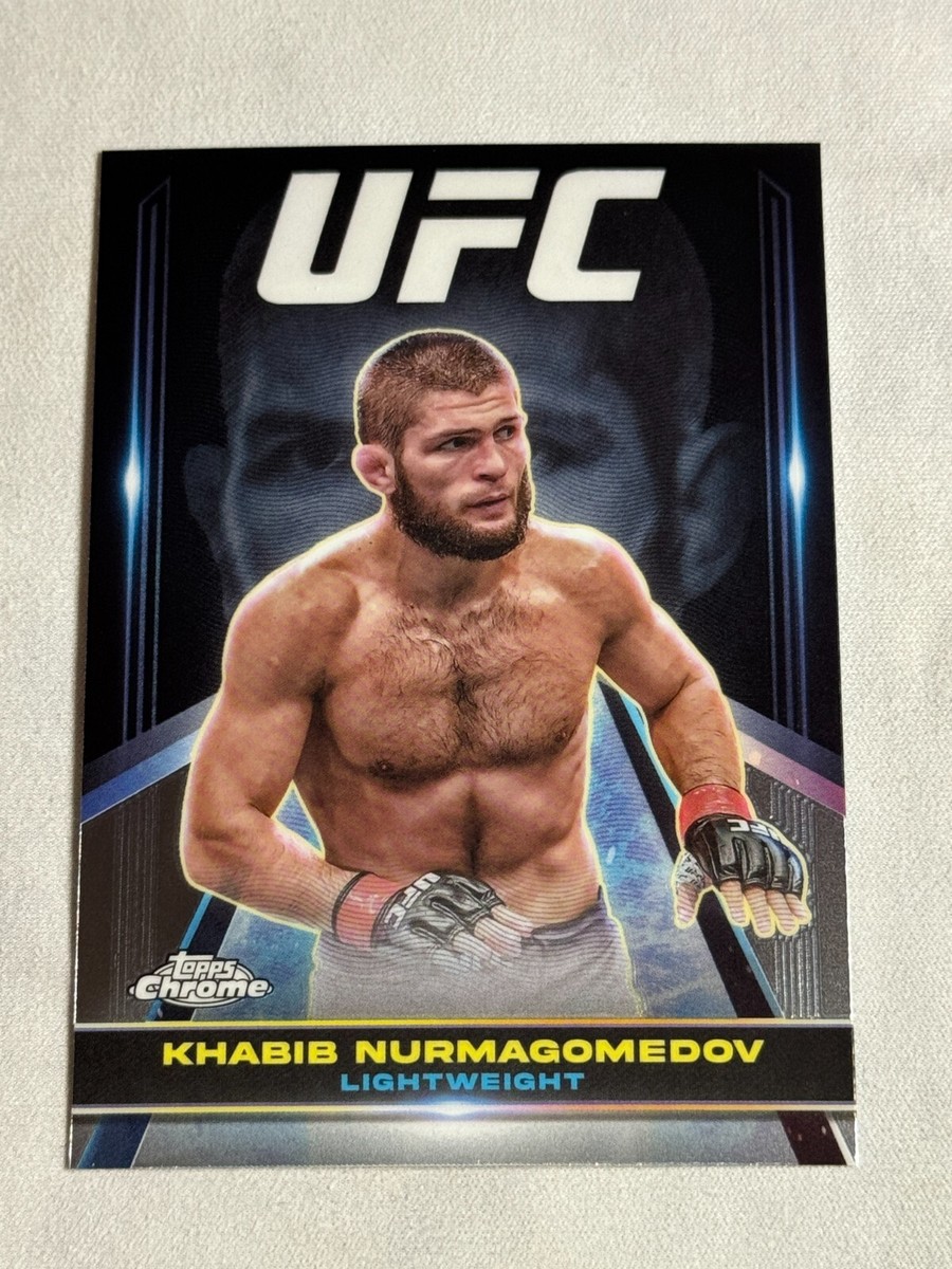 UFC Topps ハビブ・ヌルマゴメドフ　ダイヤモンドリフラクターカード 2024 Topps Chrome UFC Supergiant Khabib Nurmagomedov #SUG-4 | eBay