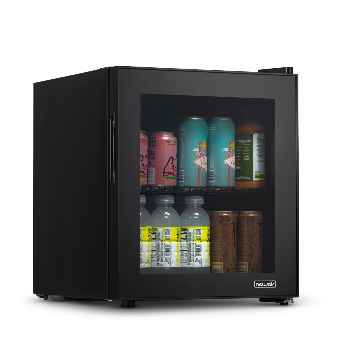 Newair 60 Can Beverage Mini Fridge with Glass Door | AB-600B | eBay