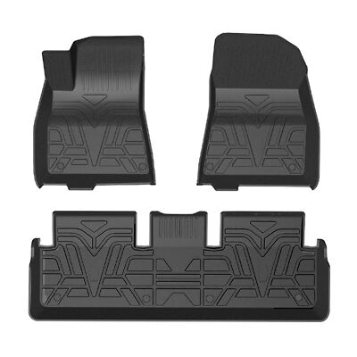 Floor Mats Liners For 2017-2024 Tesla Model 3 All-Weather Full Cover Carpet