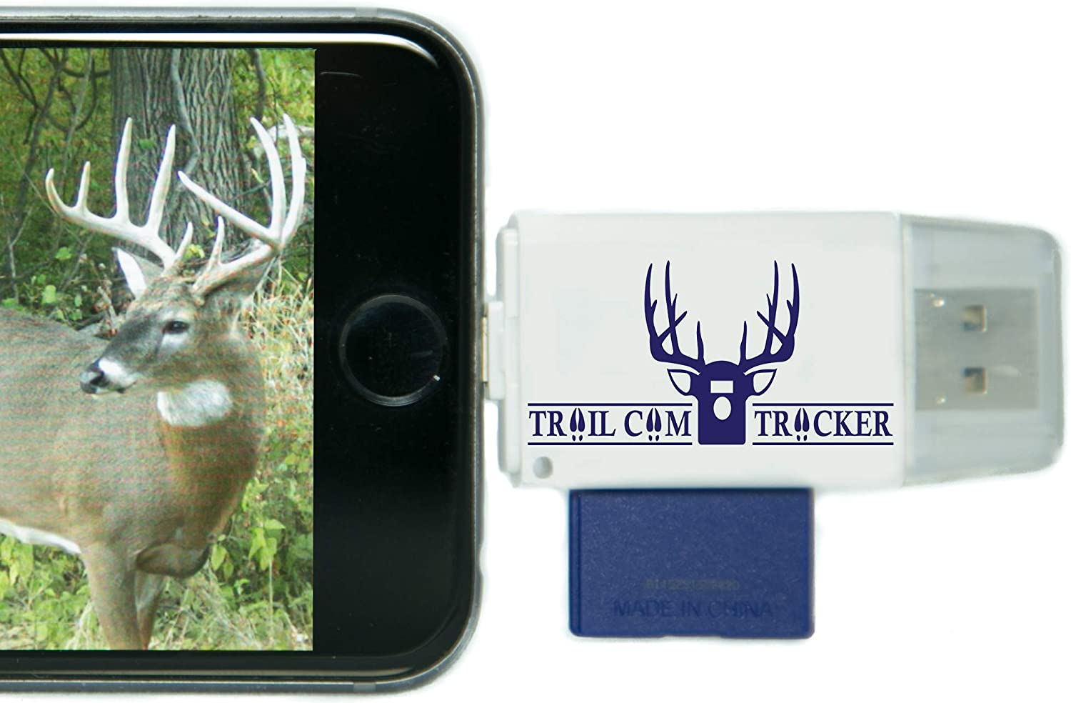 SD Card Reader for Iphone & Android Micro USB – Best & Fastest Game Camera Viewe-image