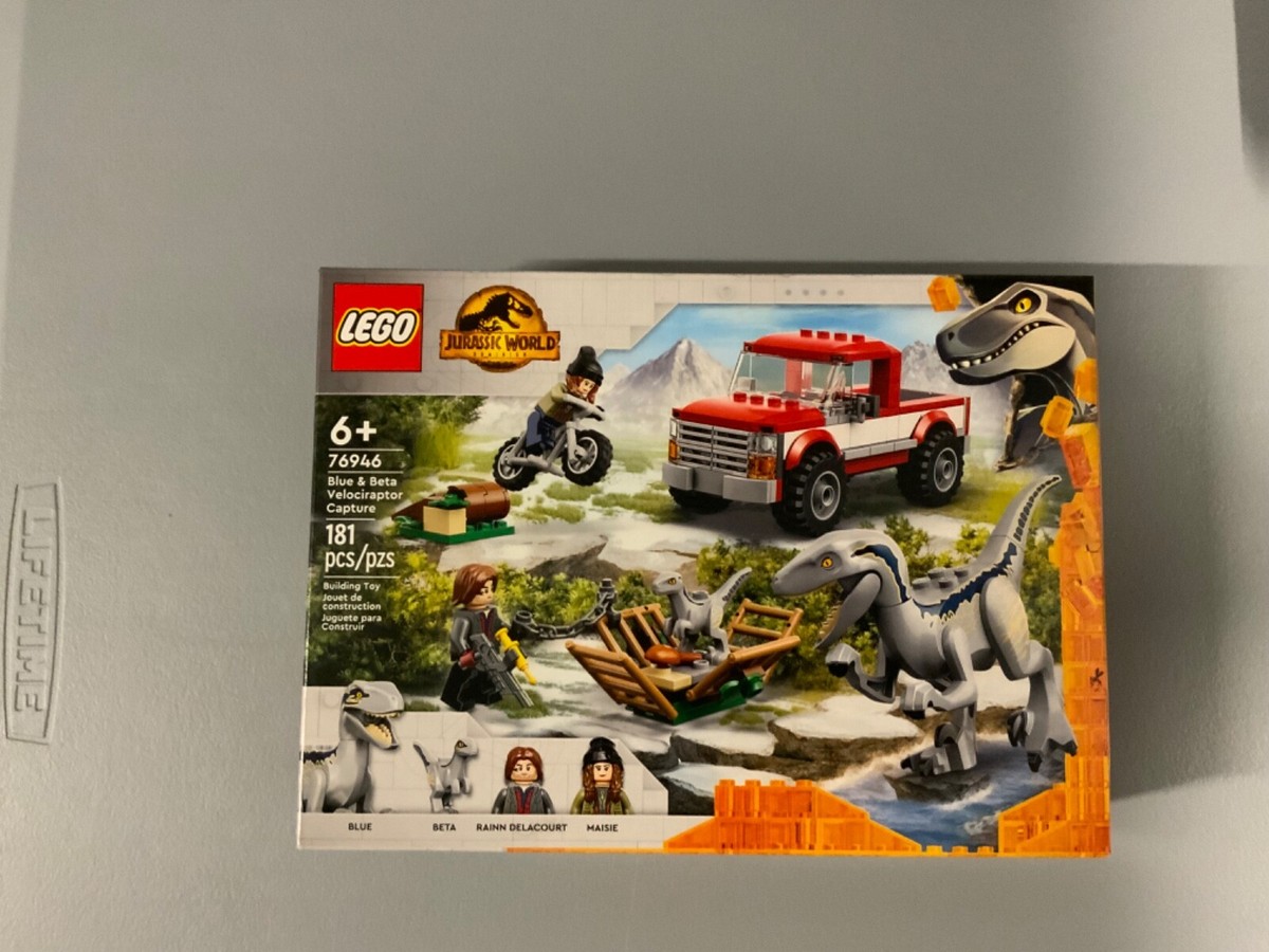 LEGO 76946 Blue Beta Velociraptor Capture Jurassic World New Sealed Fast  Ship!