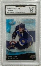 2009-10 Upper Deck Ice #124 Lars Eller Rookie #/999 Rookie GMA GEM MT 10 SHARP