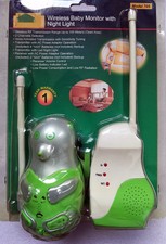 Wireless Baby Monitor with Night Light 100m 2 Channels Voice Activation