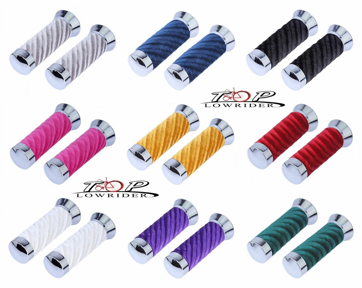 Impugnature Bicicletta PERSONALIZZATE VELLUTO ROSSO SCHIACCIATO - Foto 14