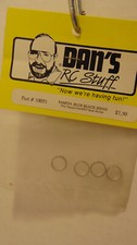 Vintage Dan's RC Stuff 10051 Tamiya Blue Block Rings 4 pcs NIB