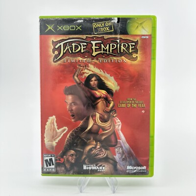 Jade Empire Limited Edition Xbox 2005 CIB Bonus Disc Tested VTG RPG Bioware