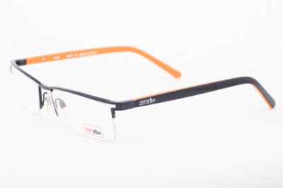 ZERORH+ TAURUS Black Orange Eyeglasses RH169-01 54mm