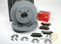 Zimmermann Bremsscheiben Ø 240 Mm BremsbeläGe Hinten FüR Opel Meriva