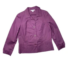 Pendleton Women's size 8 Maroon Blazer Jacket Cotton spandex