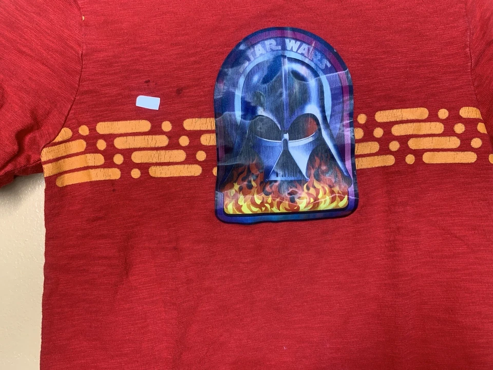 Camiseta Gap Niño Talla Pequeña Cuello Redondo Star Wars Rojo Manga Corta  Foto 3 de 4